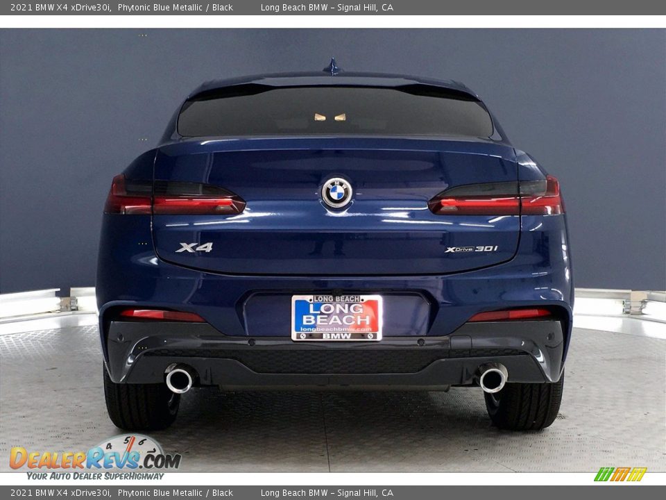2021 BMW X4 xDrive30i Phytonic Blue Metallic / Black Photo #4