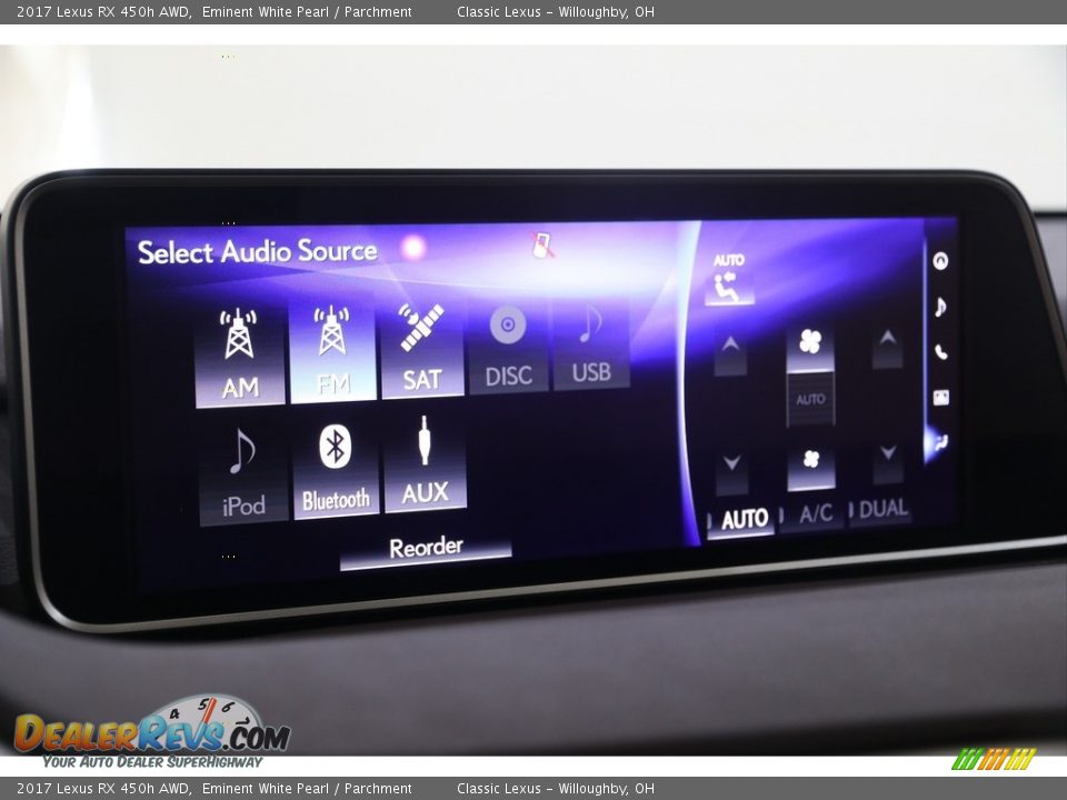 2017 Lexus RX 450h AWD Eminent White Pearl / Parchment Photo #20