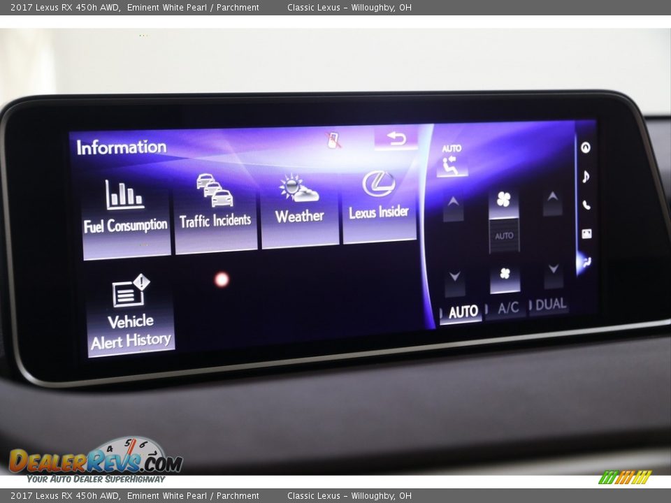 2017 Lexus RX 450h AWD Eminent White Pearl / Parchment Photo #23