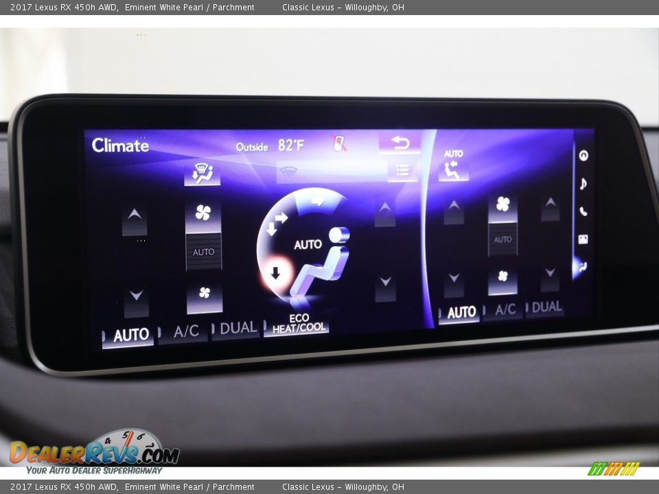 2017 Lexus RX 450h AWD Eminent White Pearl / Parchment Photo #24