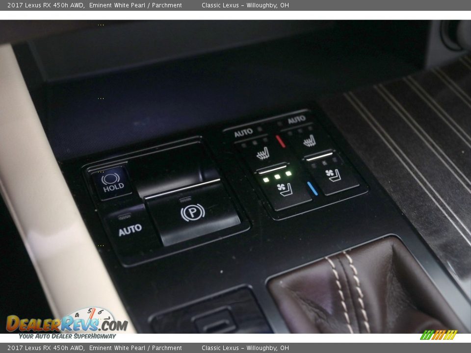 2017 Lexus RX 450h AWD Eminent White Pearl / Parchment Photo #29