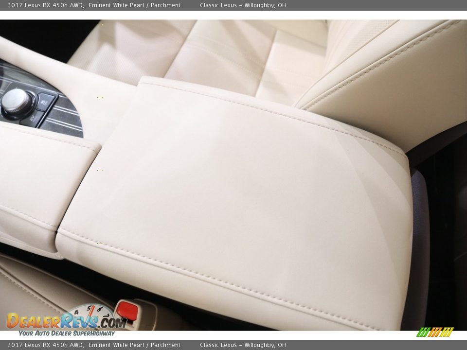 2017 Lexus RX 450h AWD Eminent White Pearl / Parchment Photo #31