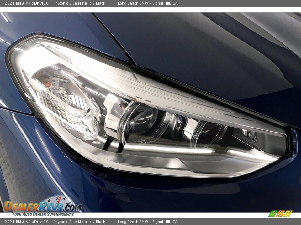 2021 BMW X4 xDrive30i Phytonic Blue Metallic / Black Photo #14