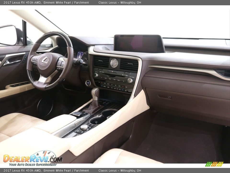 2017 Lexus RX 450h AWD Eminent White Pearl / Parchment Photo #33