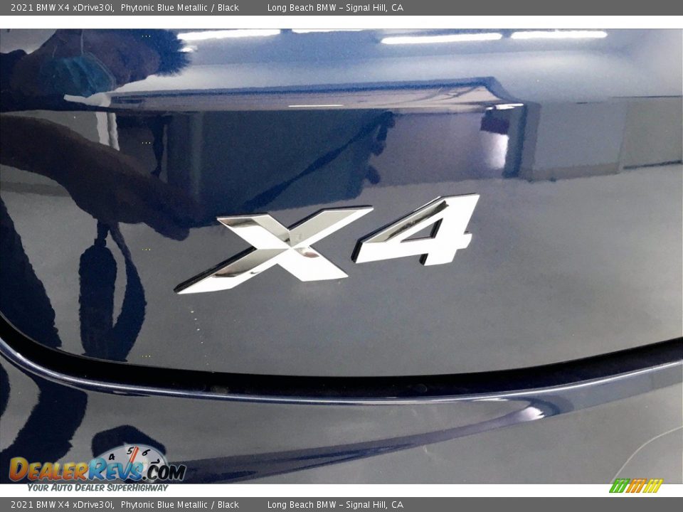 2021 BMW X4 xDrive30i Phytonic Blue Metallic / Black Photo #16