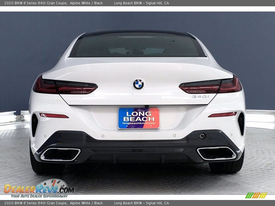 2020 BMW 8 Series 840i Gran Coupe Alpine White / Black Photo #4