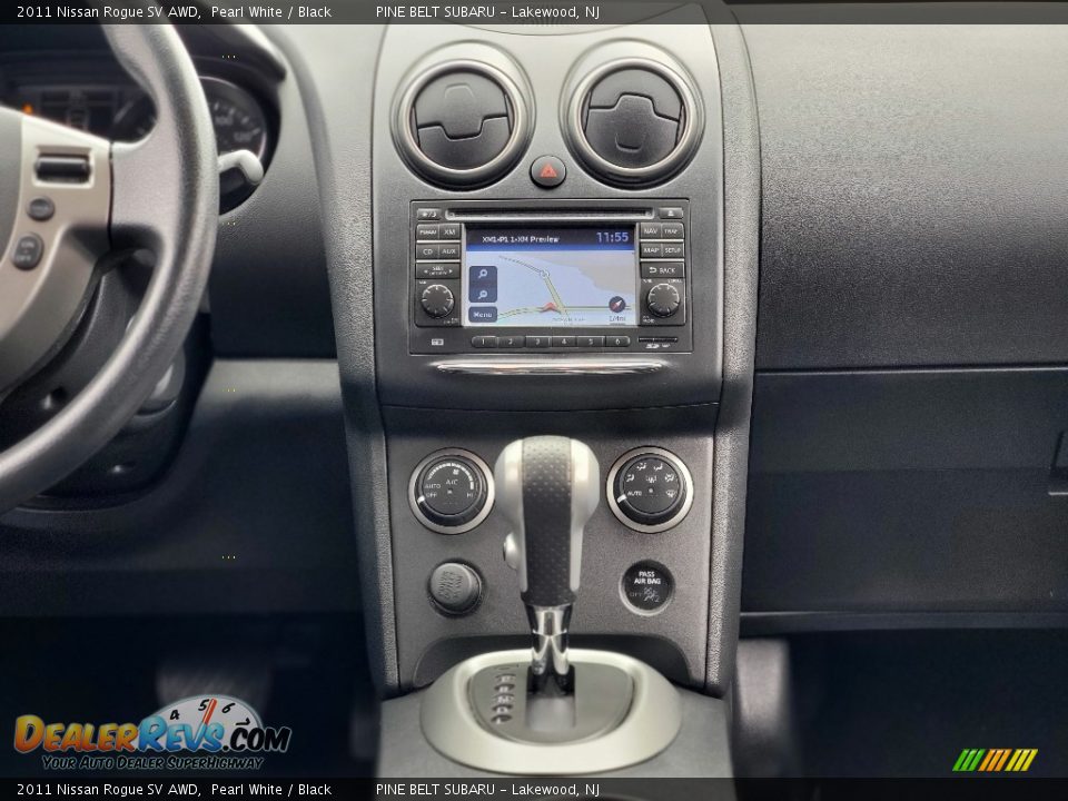 2011 Nissan Rogue SV AWD Pearl White / Black Photo #4