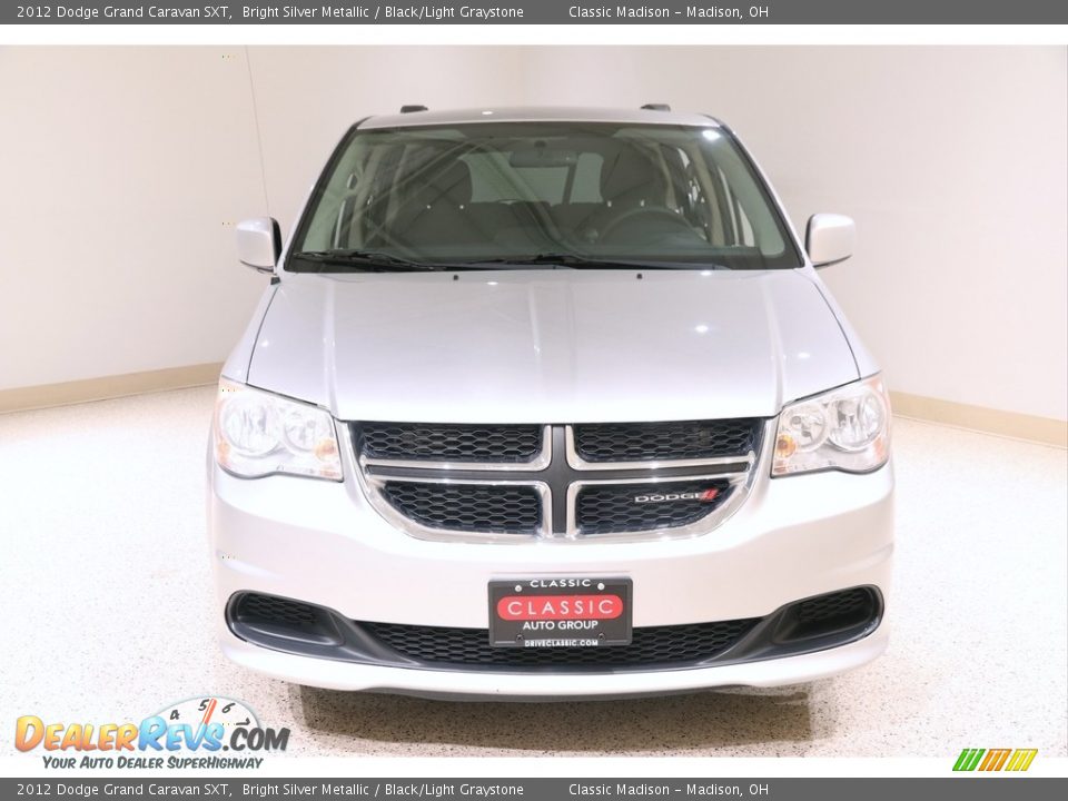 2012 Dodge Grand Caravan SXT Bright Silver Metallic / Black/Light Graystone Photo #2