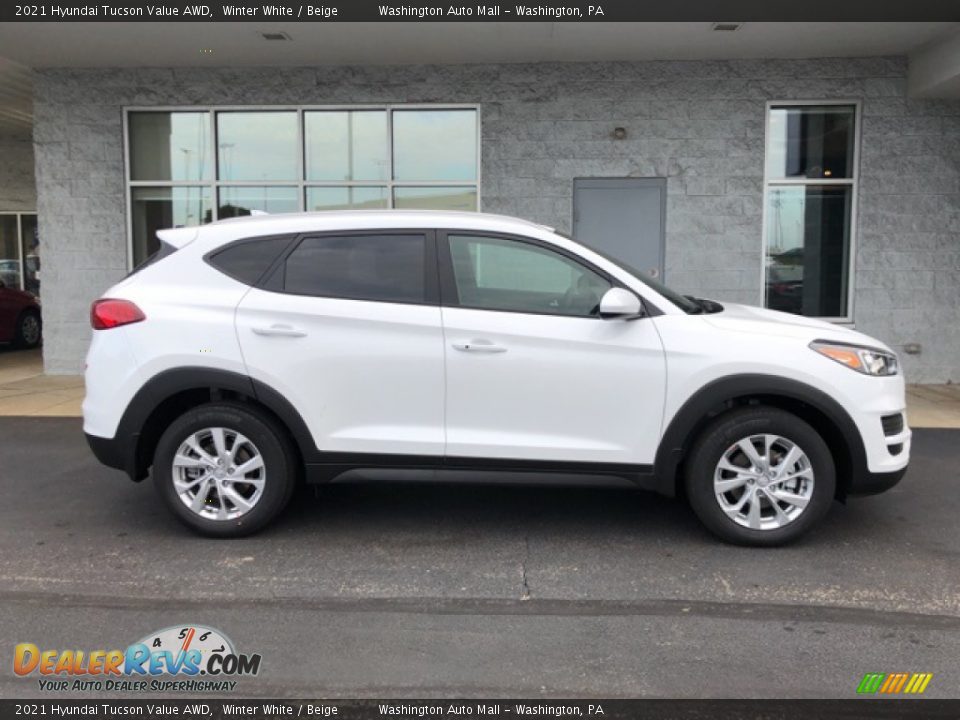 Winter White 2021 Hyundai Tucson Value AWD Photo #3