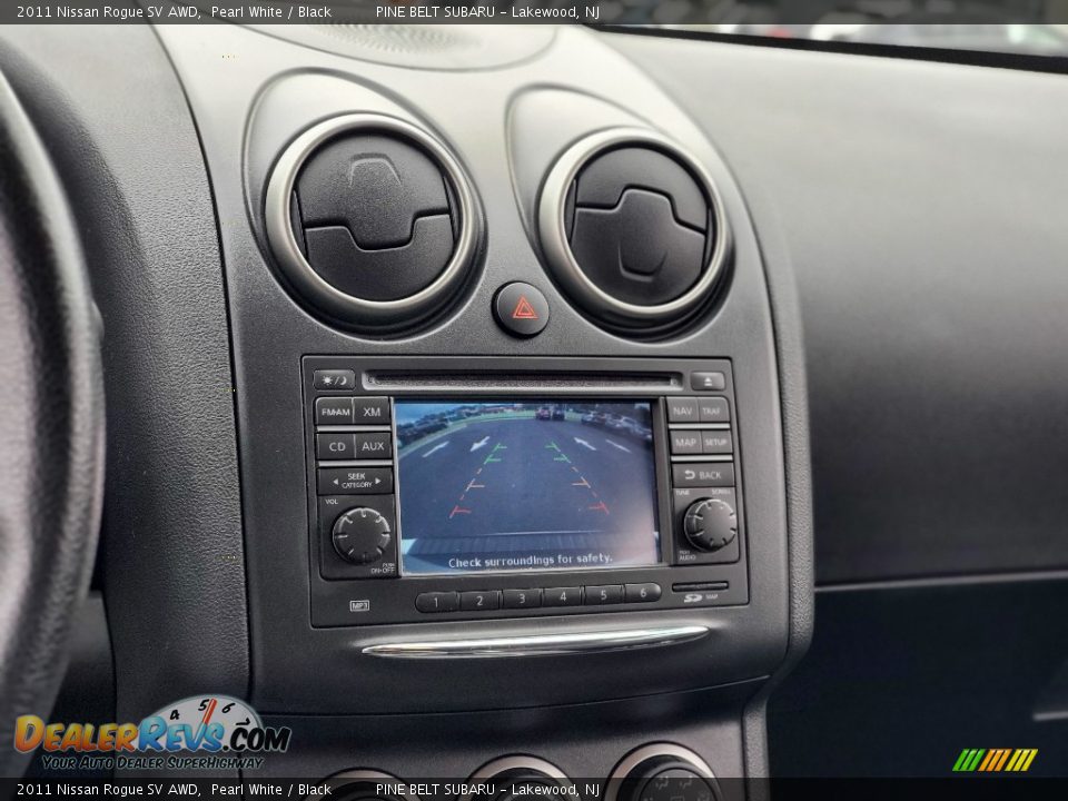 2011 Nissan Rogue SV AWD Pearl White / Black Photo #7