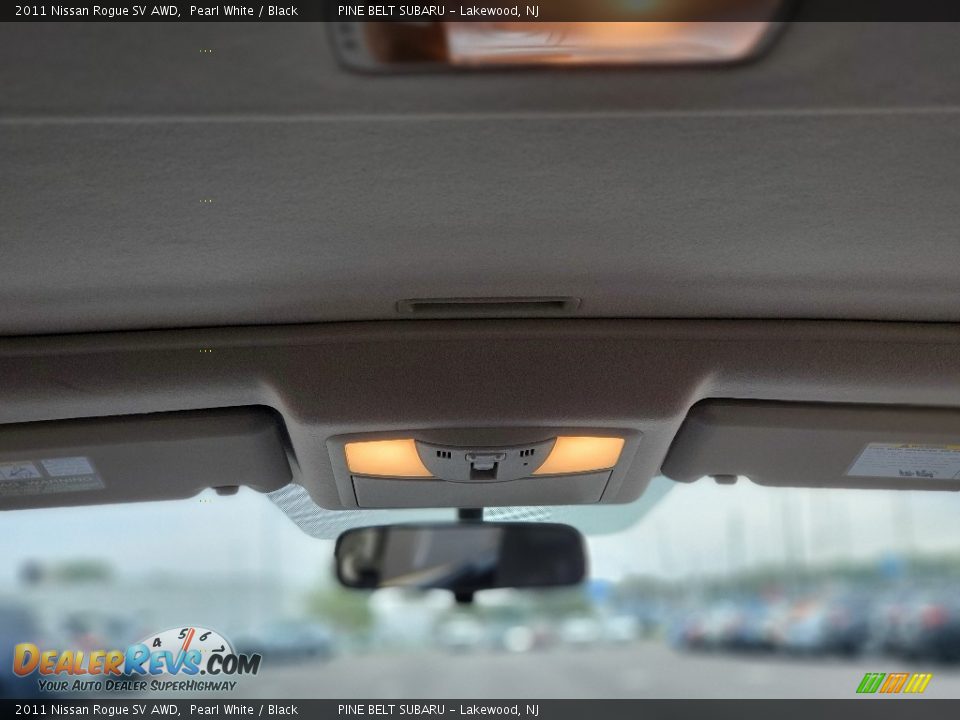 2011 Nissan Rogue SV AWD Pearl White / Black Photo #9