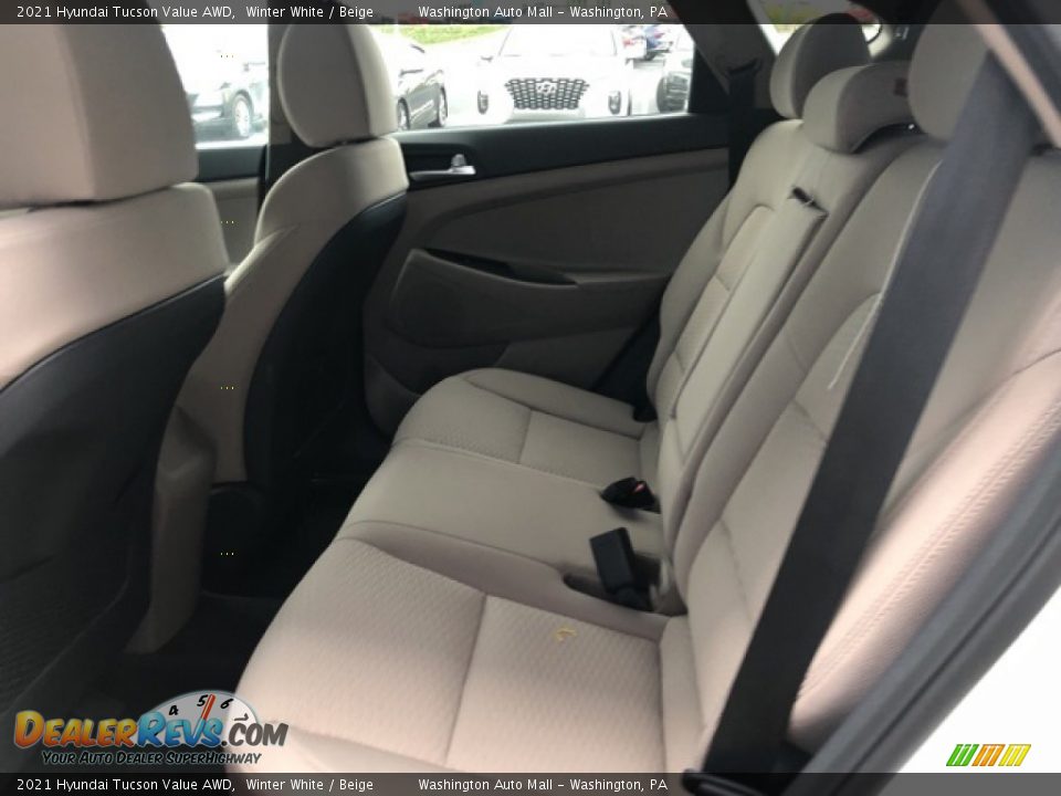 Rear Seat of 2021 Hyundai Tucson Value AWD Photo #6