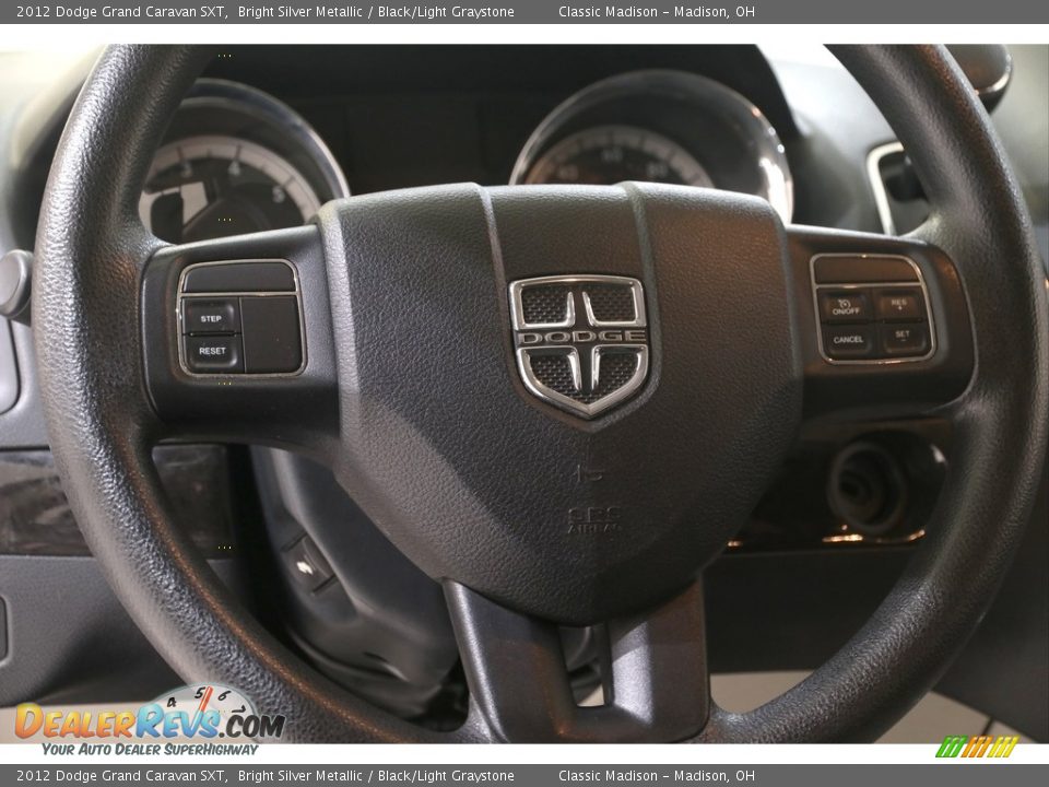 2012 Dodge Grand Caravan SXT Bright Silver Metallic / Black/Light Graystone Photo #7