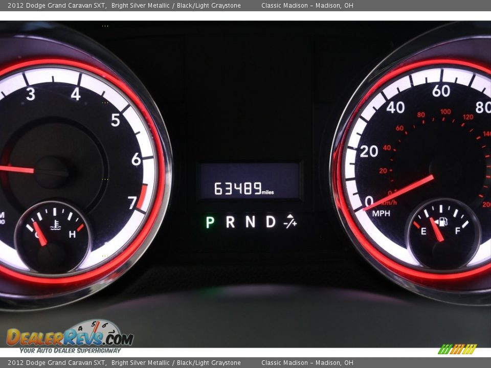 2012 Dodge Grand Caravan SXT Bright Silver Metallic / Black/Light Graystone Photo #8