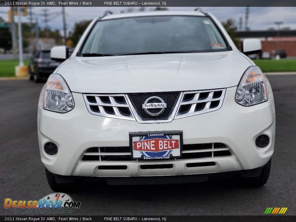 2011 Nissan Rogue SV AWD Pearl White / Black Photo #12