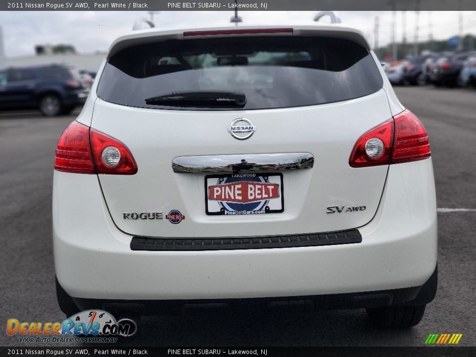 2011 Nissan Rogue SV AWD Pearl White / Black Photo #17