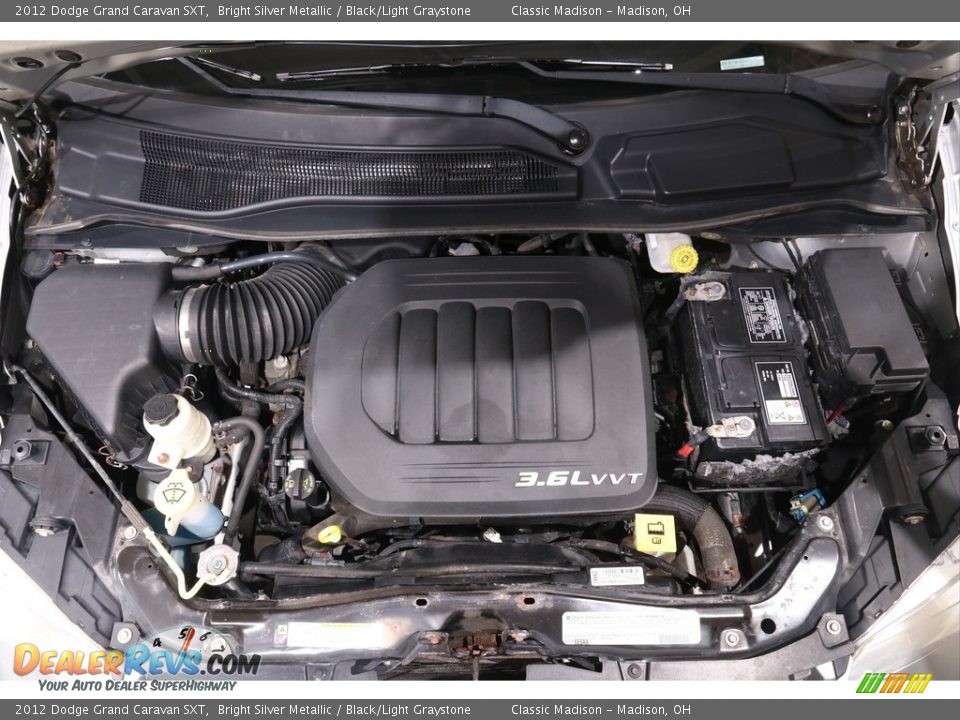 2012 Dodge Grand Caravan SXT Bright Silver Metallic / Black/Light Graystone Photo #18