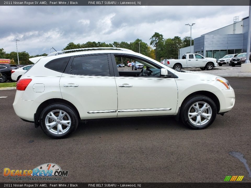 2011 Nissan Rogue SV AWD Pearl White / Black Photo #19