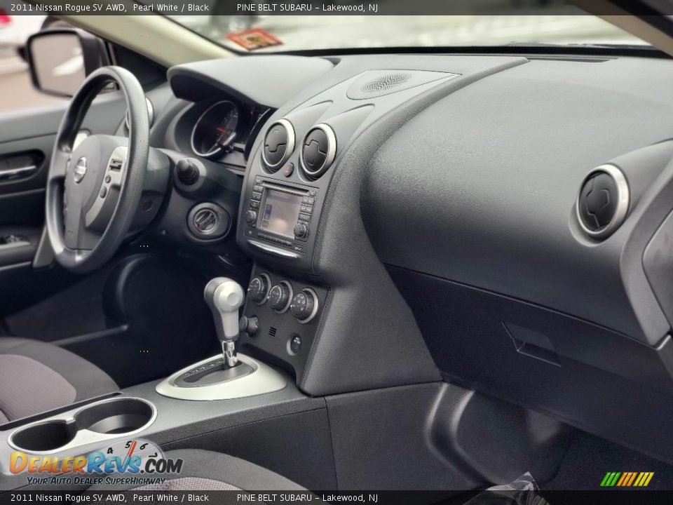 2011 Nissan Rogue SV AWD Pearl White / Black Photo #22