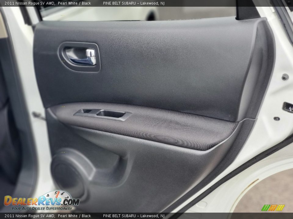 2011 Nissan Rogue SV AWD Pearl White / Black Photo #24