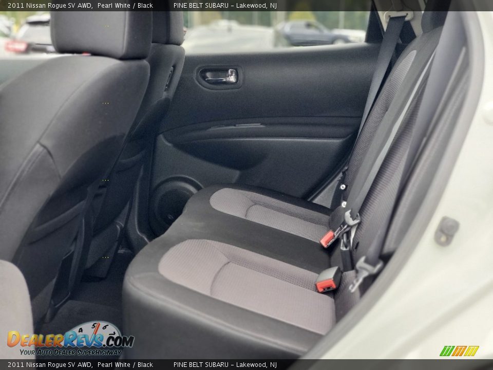 2011 Nissan Rogue SV AWD Pearl White / Black Photo #29