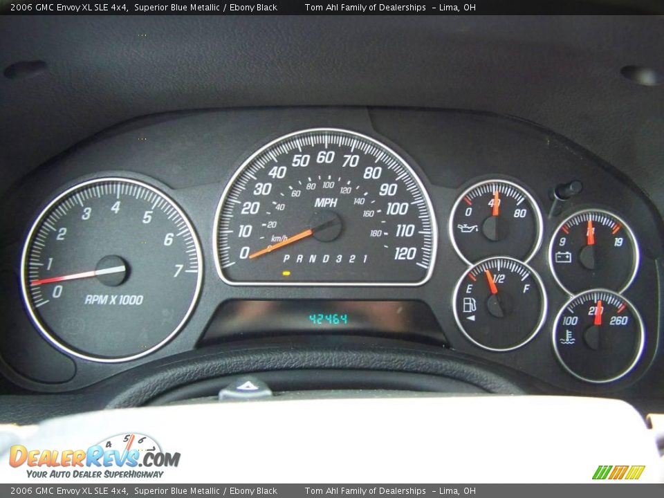 2006 GMC Envoy XL SLE 4x4 Superior Blue Metallic / Ebony Black Photo #18