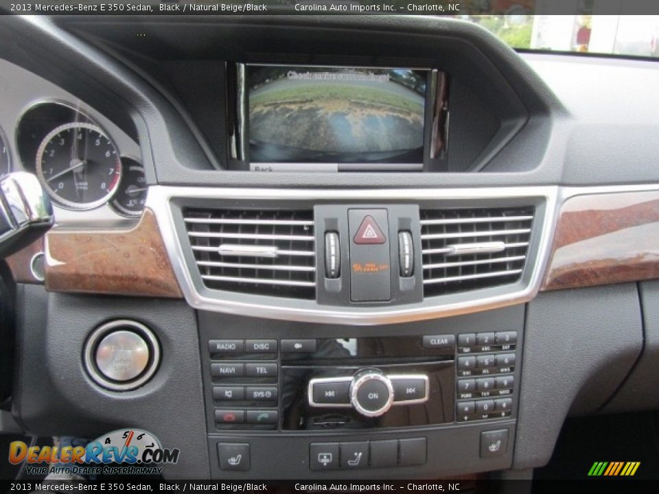 2013 Mercedes-Benz E 350 Sedan Black / Natural Beige/Black Photo #16