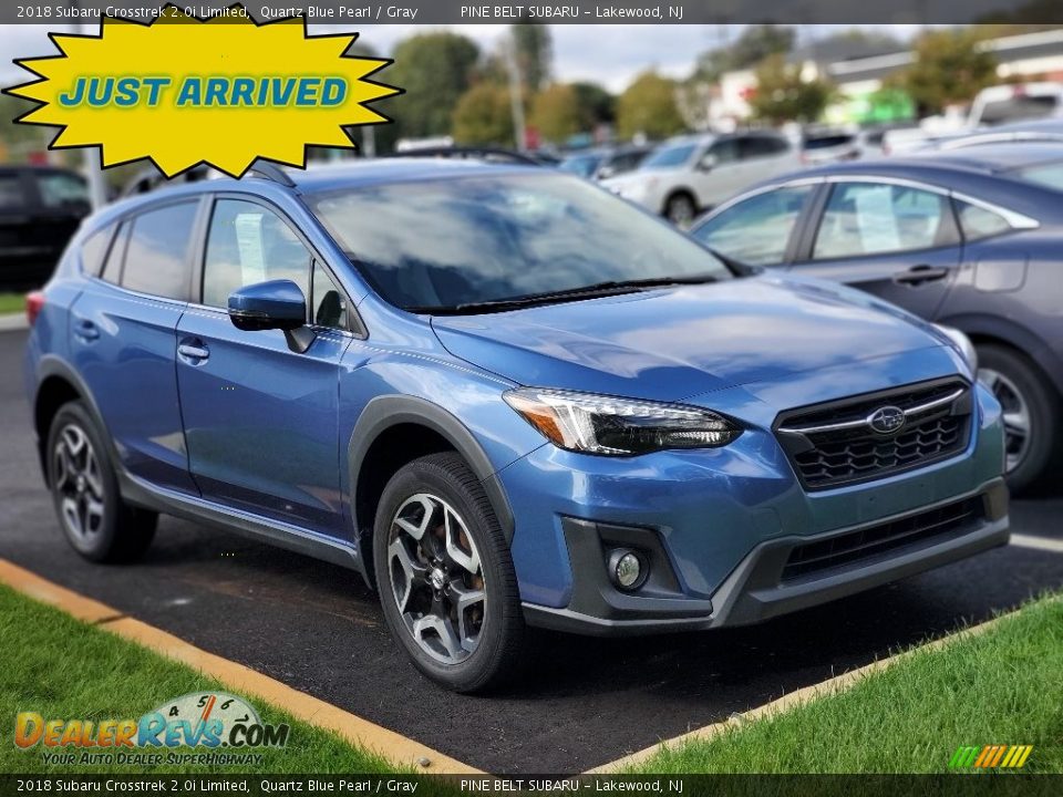 2018 Subaru Crosstrek 2.0i Limited Quartz Blue Pearl / Gray Photo #1