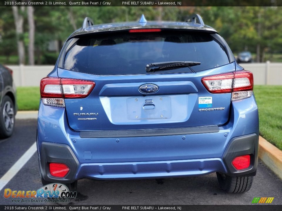 2018 Subaru Crosstrek 2.0i Limited Quartz Blue Pearl / Gray Photo #3