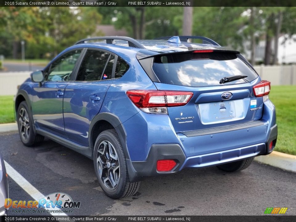 2018 Subaru Crosstrek 2.0i Limited Quartz Blue Pearl / Gray Photo #4