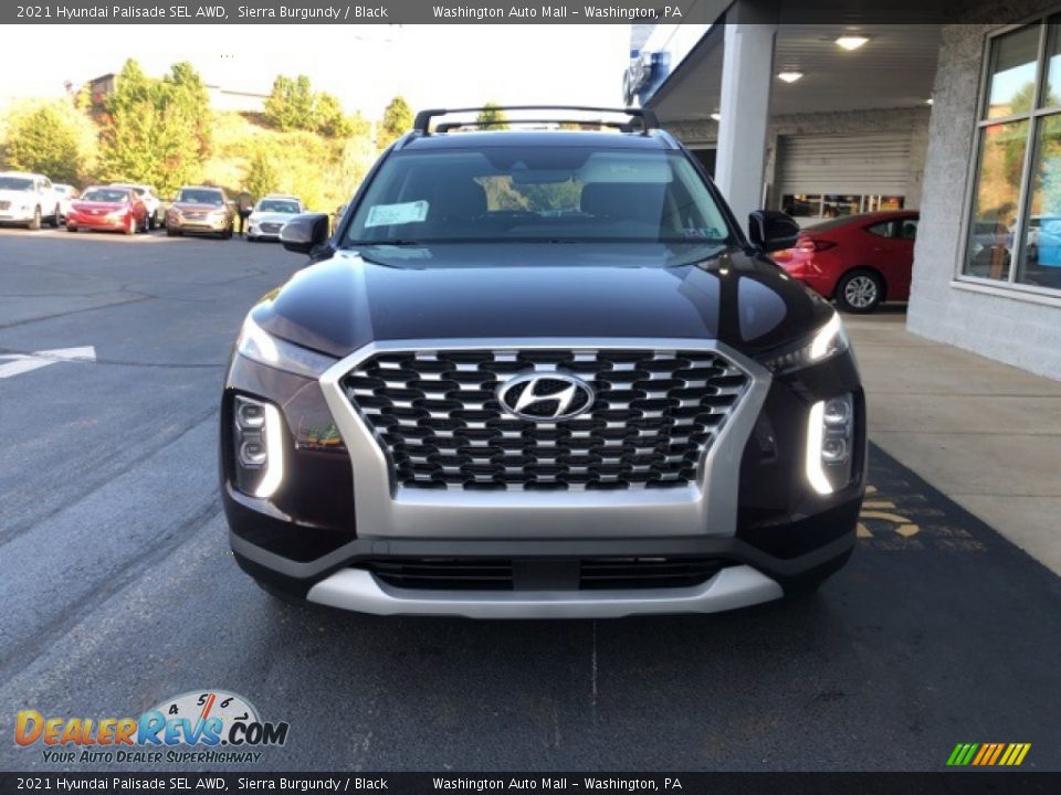 2021 Hyundai Palisade SEL AWD Sierra Burgundy / Black Photo #2