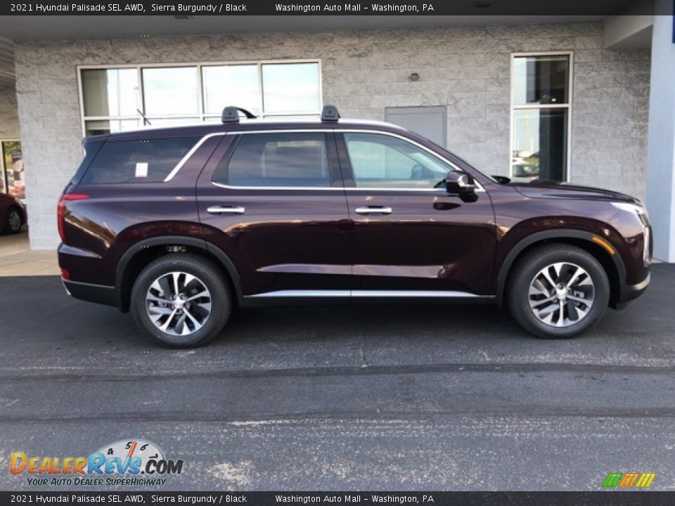 Sierra Burgundy 2021 Hyundai Palisade SEL AWD Photo #3
