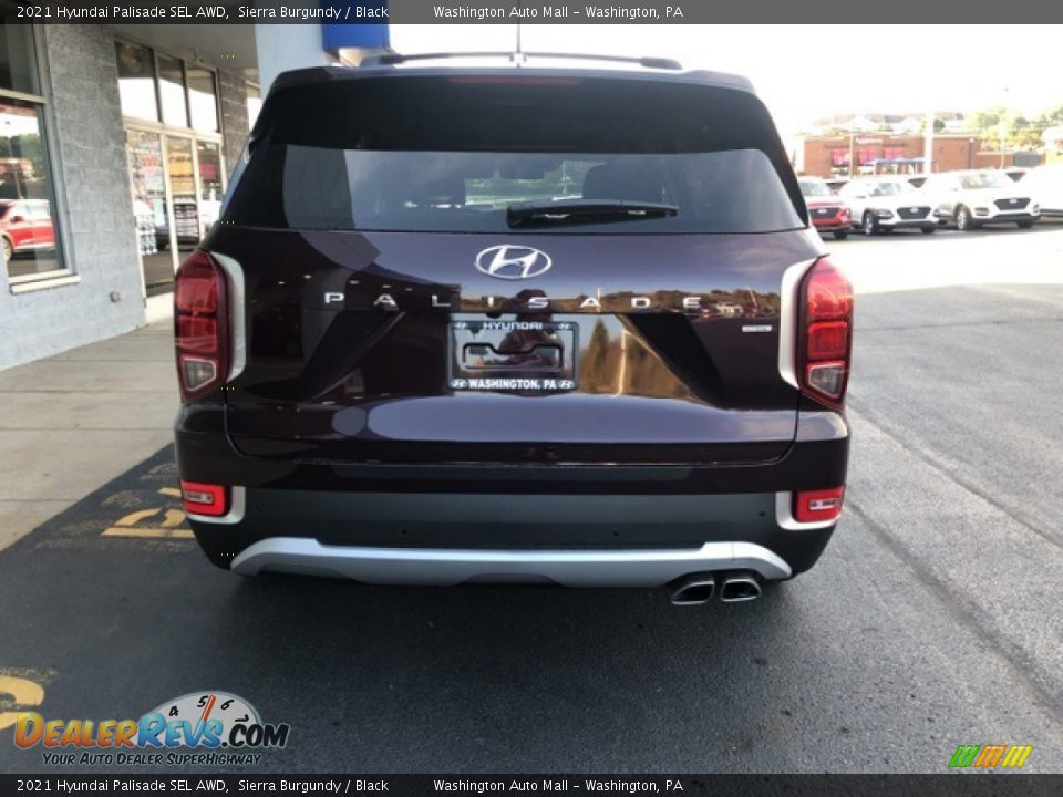 2021 Hyundai Palisade SEL AWD Sierra Burgundy / Black Photo #4