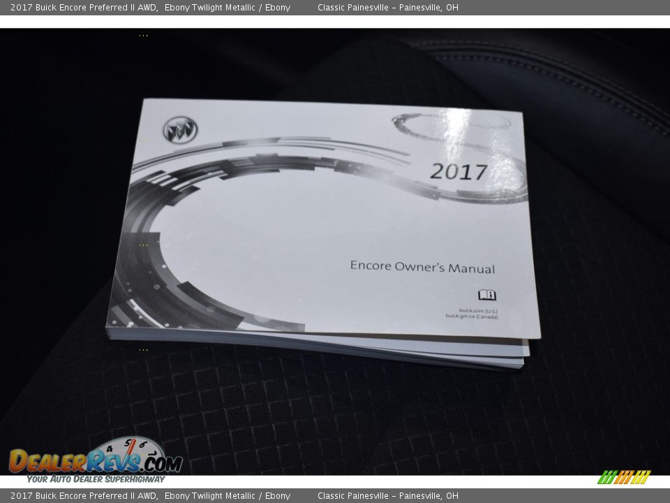 2017 Buick Encore Preferred II AWD Ebony Twilight Metallic / Ebony Photo #19