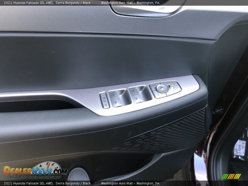 2021 Hyundai Palisade SEL AWD Sierra Burgundy / Black Photo #9