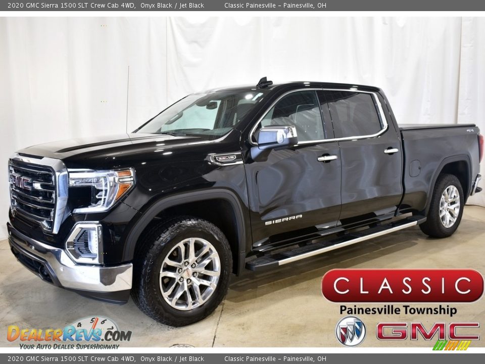 2020 GMC Sierra 1500 SLT Crew Cab 4WD Onyx Black / Jet Black Photo #1