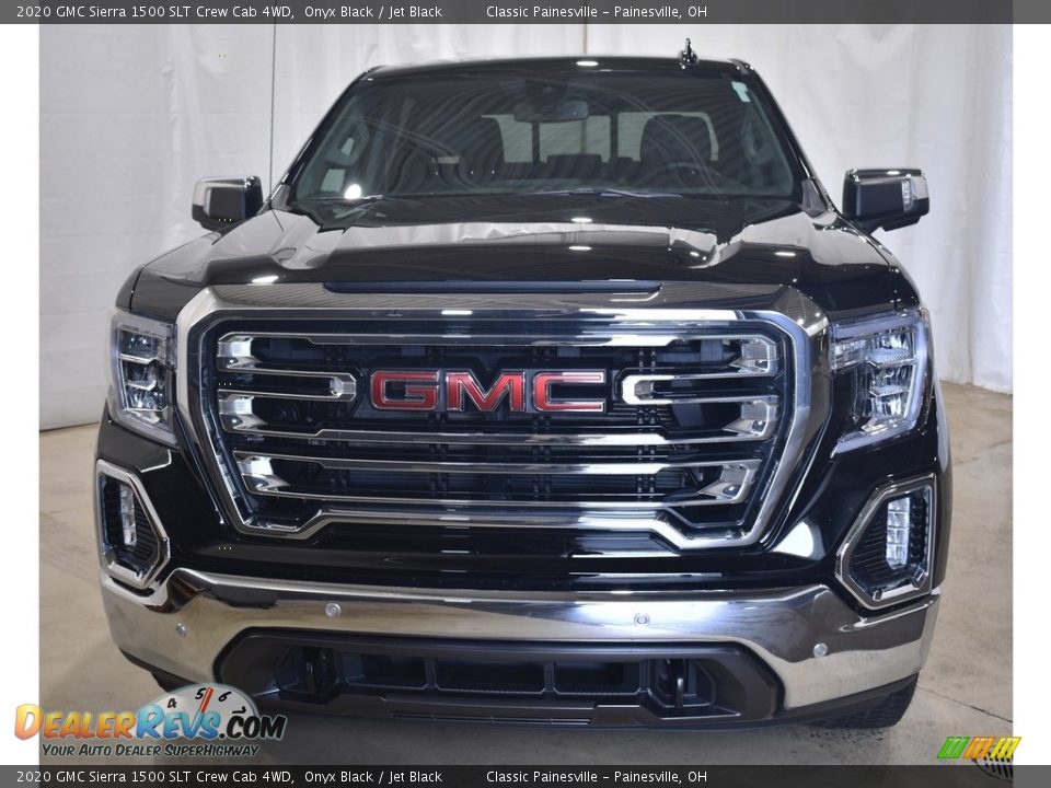 2020 GMC Sierra 1500 SLT Crew Cab 4WD Onyx Black / Jet Black Photo #4