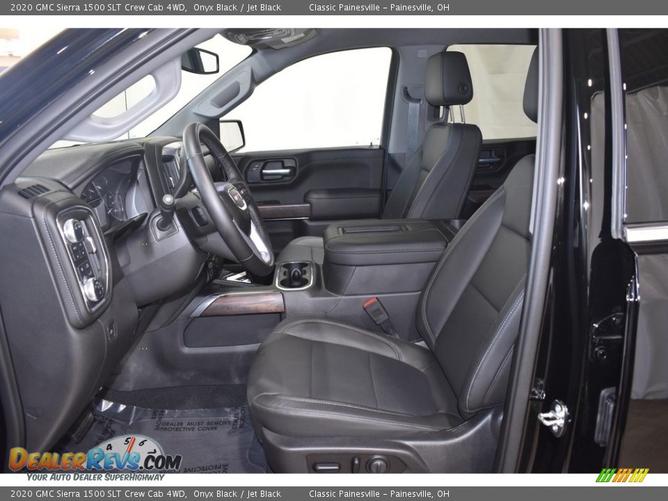 2020 GMC Sierra 1500 SLT Crew Cab 4WD Onyx Black / Jet Black Photo #7