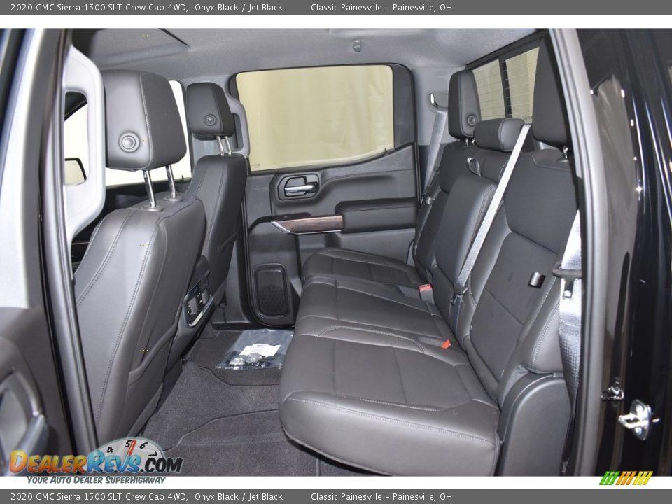 2020 GMC Sierra 1500 SLT Crew Cab 4WD Onyx Black / Jet Black Photo #8