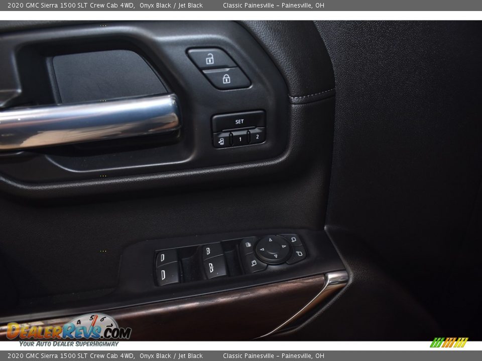 2020 GMC Sierra 1500 SLT Crew Cab 4WD Onyx Black / Jet Black Photo #12