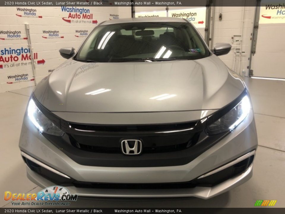 2020 Honda Civic LX Sedan Lunar Silver Metallic / Black Photo #5