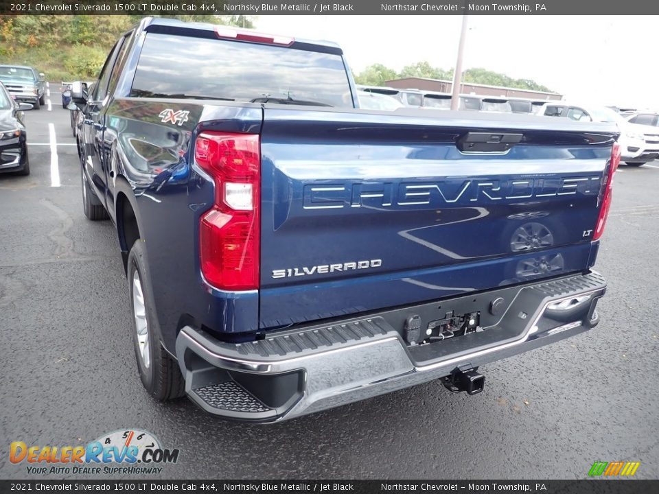 2021 Chevrolet Silverado 1500 LT Double Cab 4x4 Northsky Blue Metallic / Jet Black Photo #4