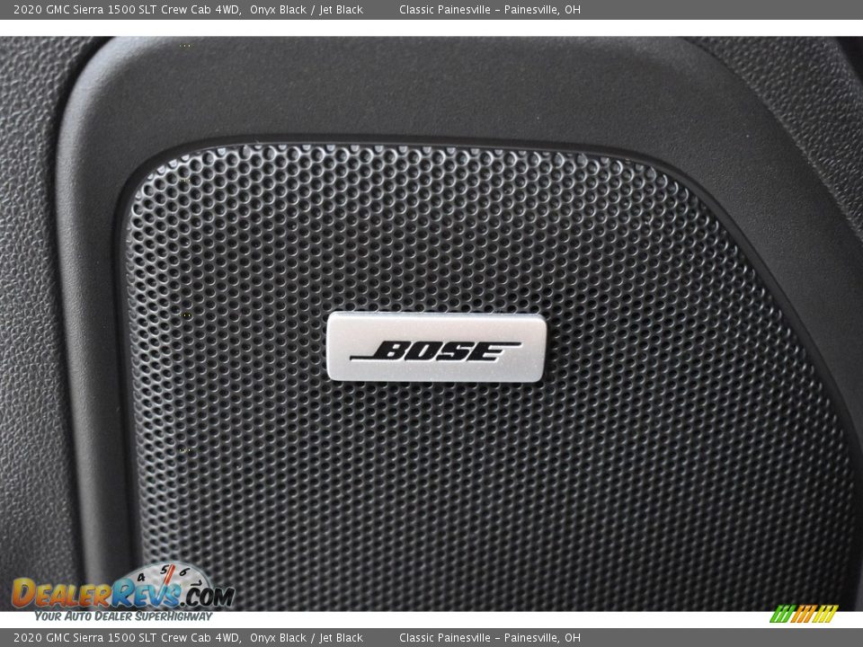 2020 GMC Sierra 1500 SLT Crew Cab 4WD Onyx Black / Jet Black Photo #13