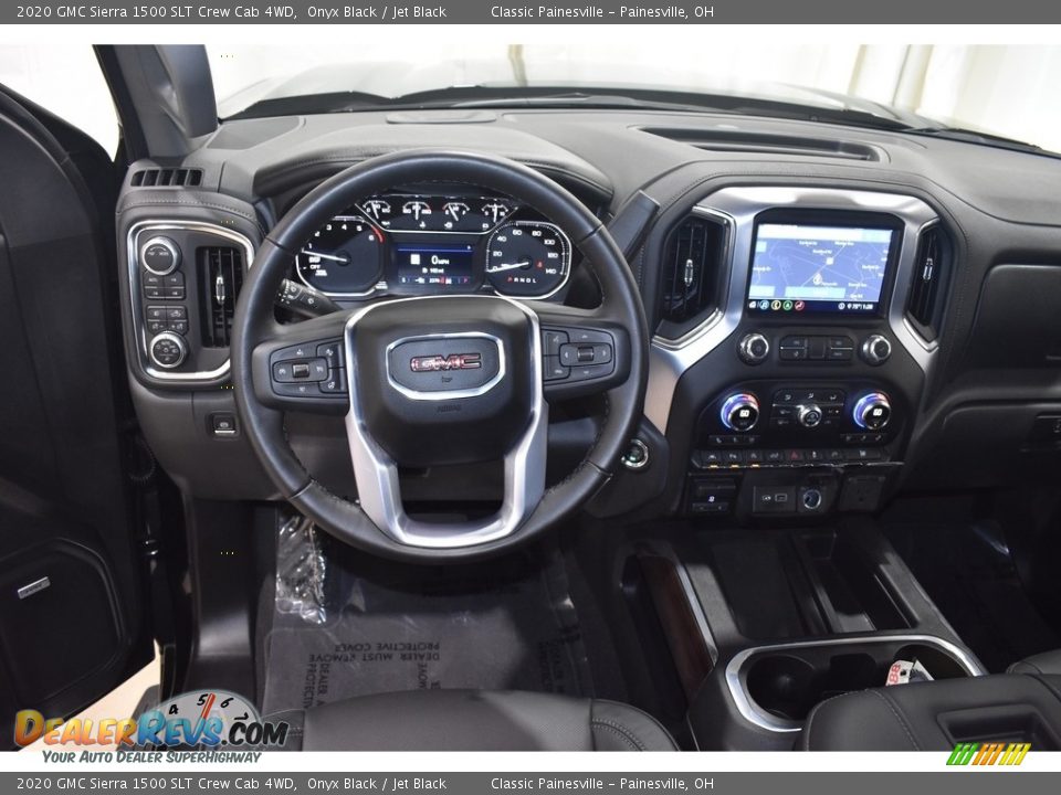 2020 GMC Sierra 1500 SLT Crew Cab 4WD Onyx Black / Jet Black Photo #14
