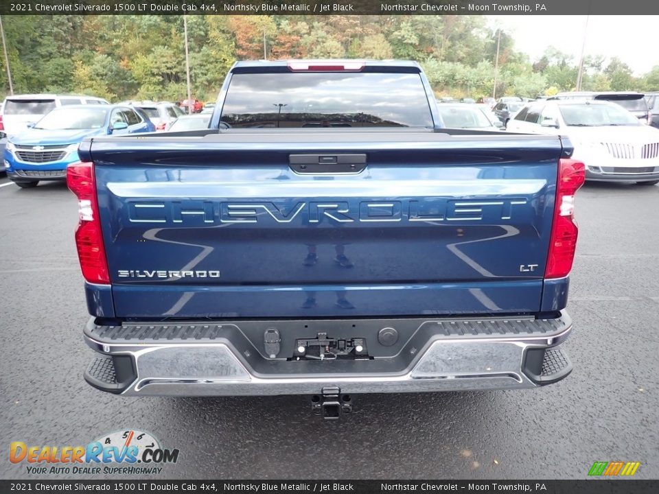 2021 Chevrolet Silverado 1500 LT Double Cab 4x4 Northsky Blue Metallic / Jet Black Photo #5