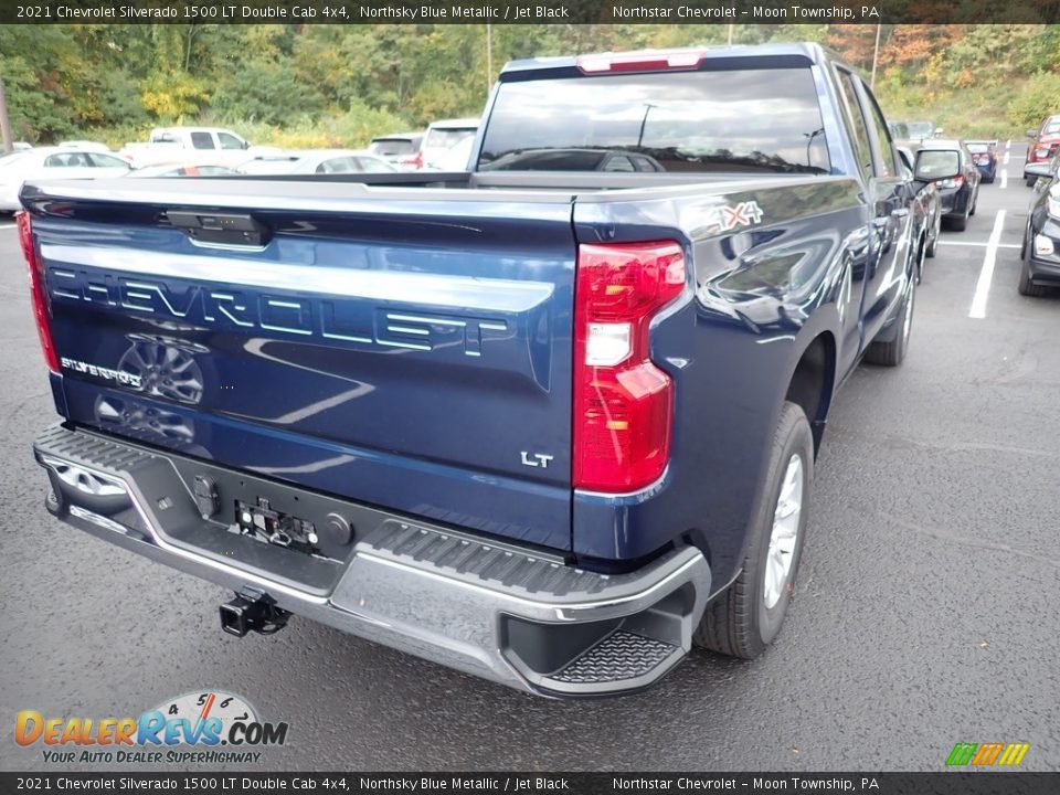 2021 Chevrolet Silverado 1500 LT Double Cab 4x4 Northsky Blue Metallic / Jet Black Photo #6