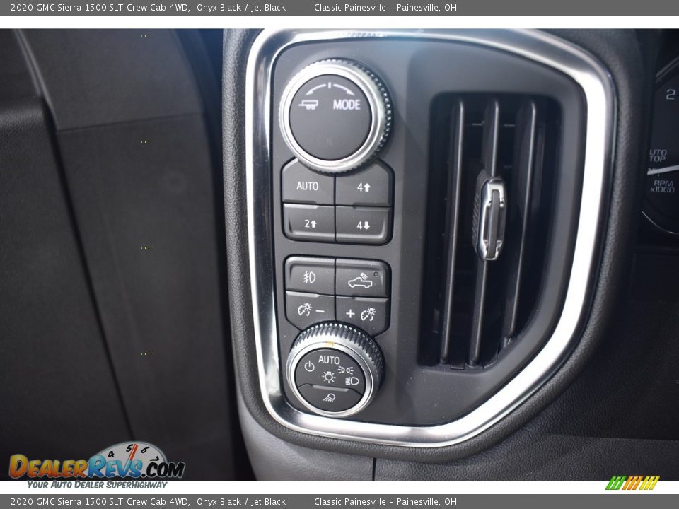 2020 GMC Sierra 1500 SLT Crew Cab 4WD Onyx Black / Jet Black Photo #16