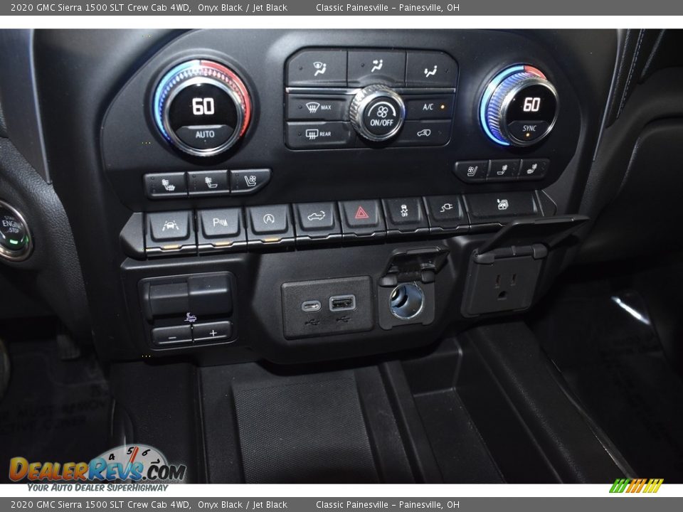 2020 GMC Sierra 1500 SLT Crew Cab 4WD Onyx Black / Jet Black Photo #18