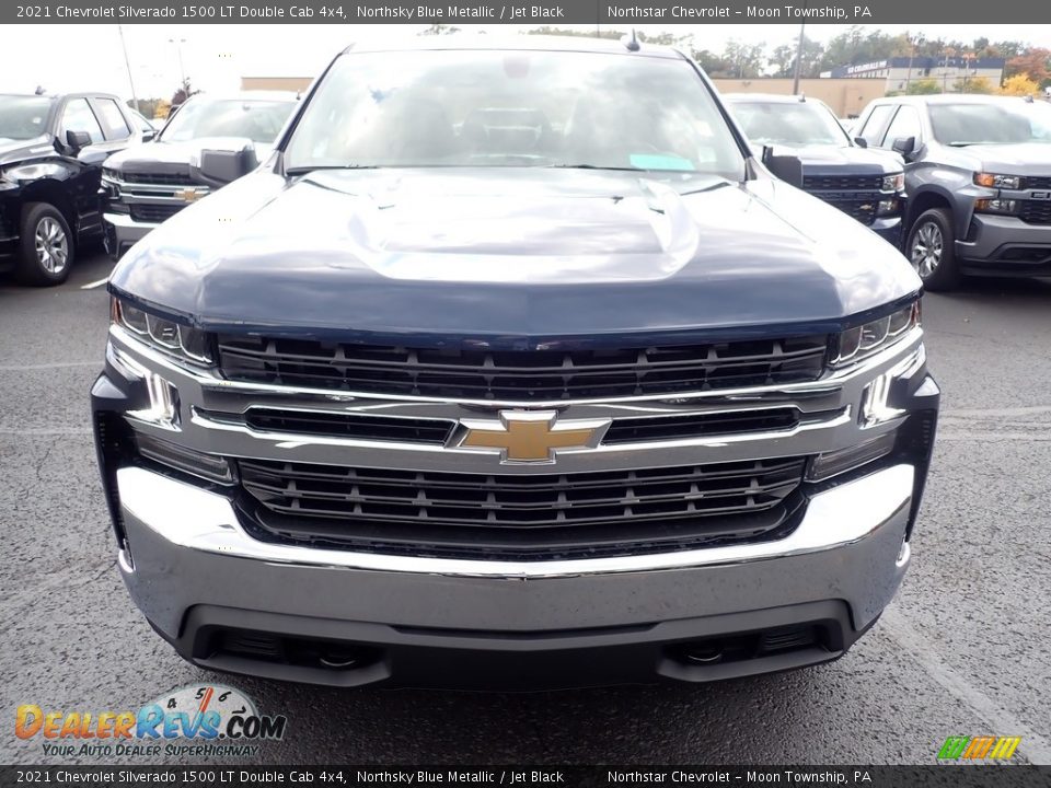 2021 Chevrolet Silverado 1500 LT Double Cab 4x4 Northsky Blue Metallic / Jet Black Photo #9