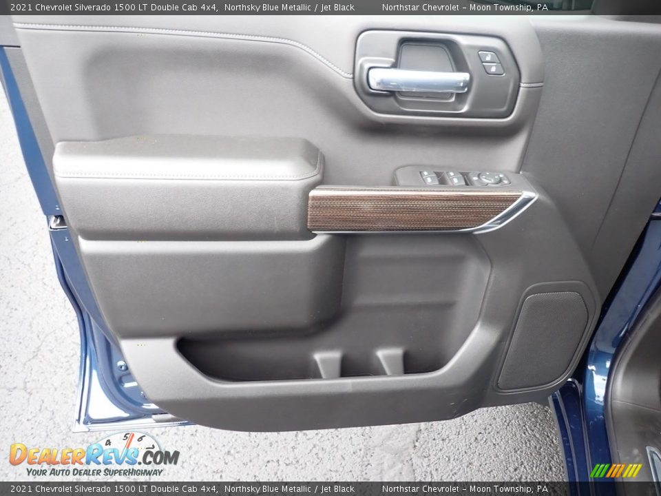 2021 Chevrolet Silverado 1500 LT Double Cab 4x4 Northsky Blue Metallic / Jet Black Photo #15